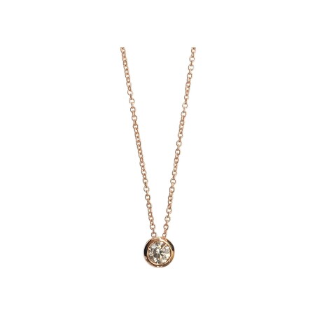 Collier Isabelle Barrier en or rose et diamants naturels